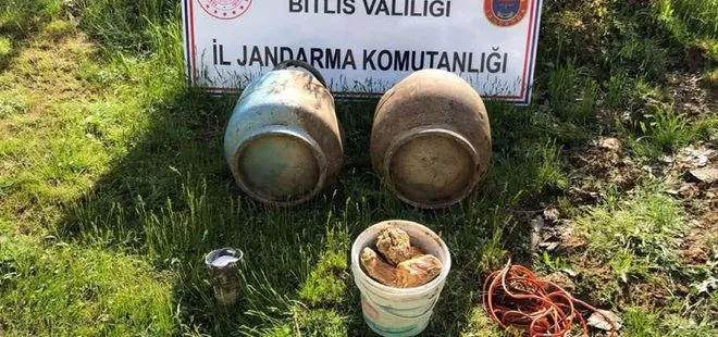 Bitlis’te PKK mühimmatı ele geçirildi