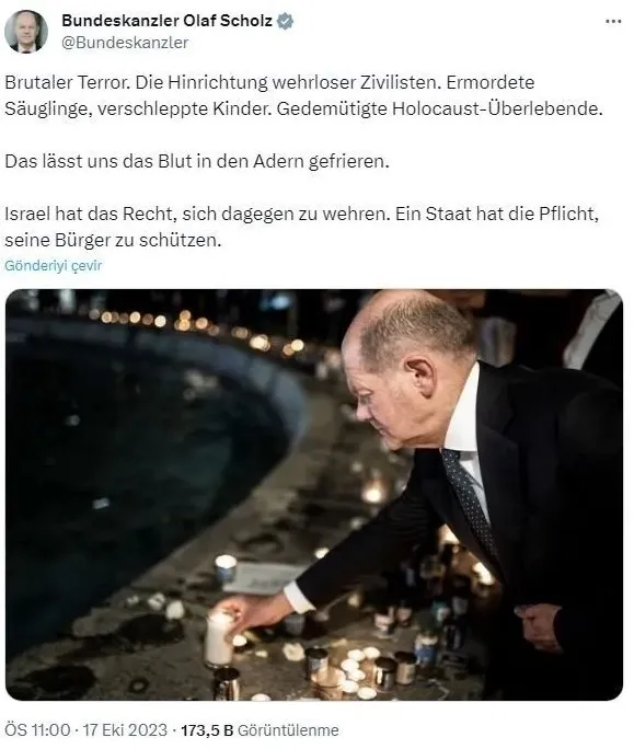 Alman Hava Kuvvetleri Komutanı Ingo Gerhartz katil İsrail askerleri için kan verdi