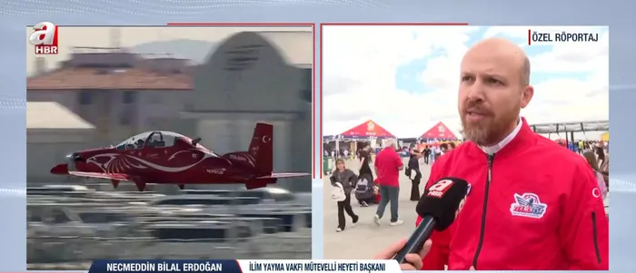 İlim Yayma Vakfı Mütevelli Heyeti Başkanı Necmeddin Bilal Erdoğan (Ekran görüntüsü)