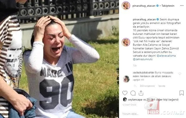 Pınar Altuğ isyan etti! Sosyal medyadan paylaştı