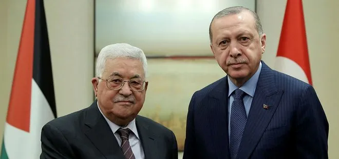 Başkan Erdoğan ve Mahmud Abbas görüştü