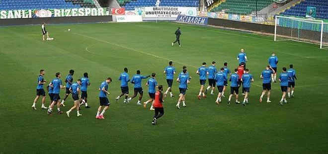 Çaykur Rizespor MKE Ankaragücü maçına hazır
