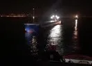 İstanbul Boğazı’nda arıza yapan gemi...