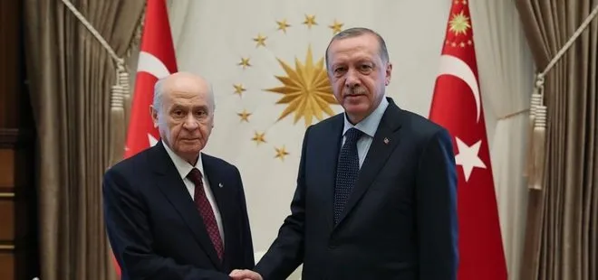 Başkan Erdoğan ve Bahçeli’nin görüşmesi sona erdi