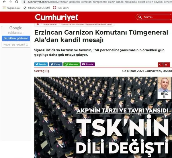Darbe imalı bildiride adı geçen emekli tuğamiral Türker Ertürk kim? İşte İslam düşmanı ve terör sevici Türker Ertürk’ün sicili...