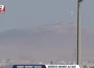 A Haber YPG mevzilerini görüntülüyor