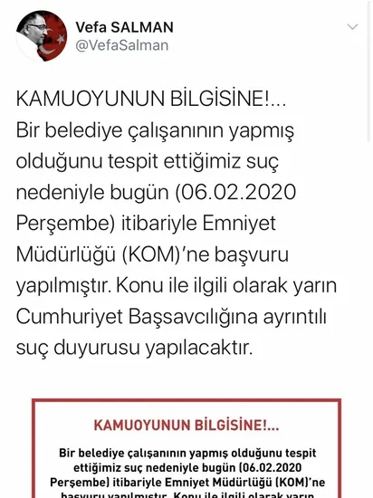 Suçsuzuz, suç duyurusuna bulunduk diyen CHP’li belediye başkanları, bir numaralı sanık oldu!