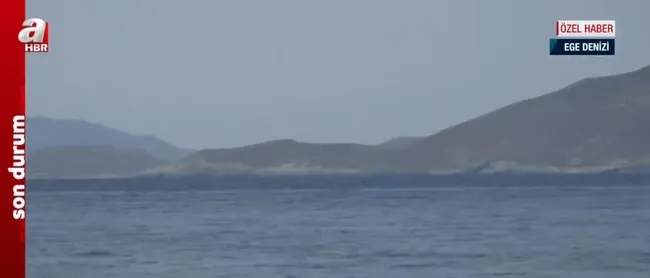 A Haber ekibi Yunanistan’ın silahlandırdığı adayı görüntüledi! İşte silahlandırılan Keçi Adası