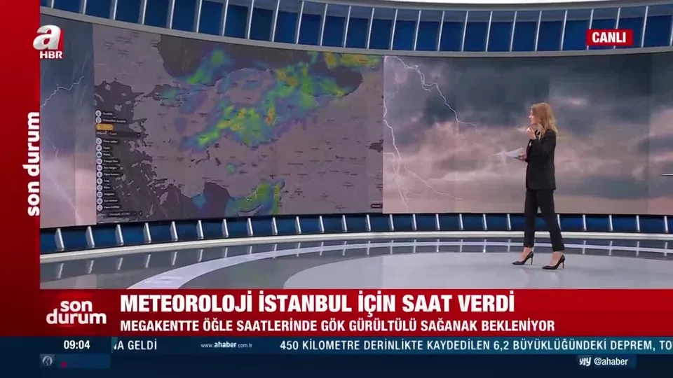 Meteoroloji İstanbul için saat verdi