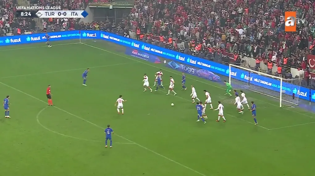 Türkiye-İtalya maçında ilk gol Bastoni'den