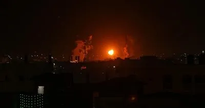 Son dakika: İsrail savaş uçakları Gazze Şeridi'nde bir bölgeyi vurdu