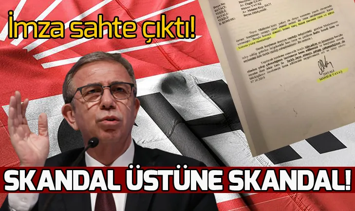 Mansur Yavaştan bir skandal daha! İmza sahte çıktı!