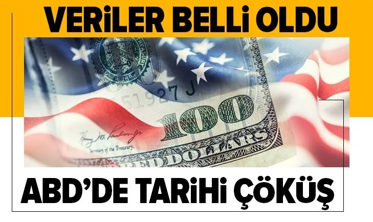 ABD ekonomisinde tarihi çöküş: yılın ikinci çeyreğinde yüzde 32.9 oranında daraldı