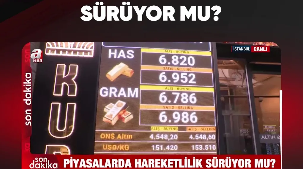 ALTINDA HAREKETLİLİK SÜRÜYOR MU?