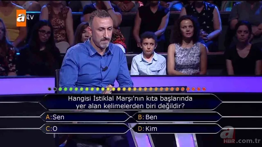 Milyoner tarihine geçen cevap! Kim Milyoner Olmak İster 833.yeni bölüm soru ve cevapları! 14