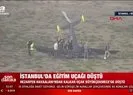Son dakika | İstanbul Büyükçekmecede eğitim uçağı düştü