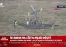 Son dakika | İstanbul Büyükçekmecede eğitim uçağı düştü