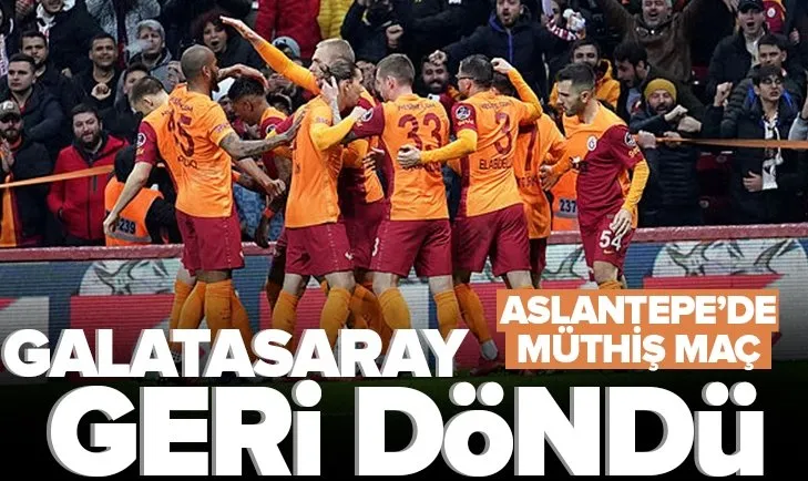 Galatasaray: 4 - Rizespor: 2 MAÇ SONUCU | Aslan bir kez daha geri döndü