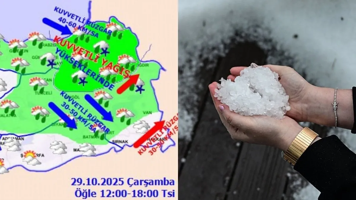 HAVA DURUMU SON DAKİKA | Meteoroloji'den bölge bölge sarı alarm: Kar, dolu, fırtına, sağanak sonrası pastırma sıcakları geliyor