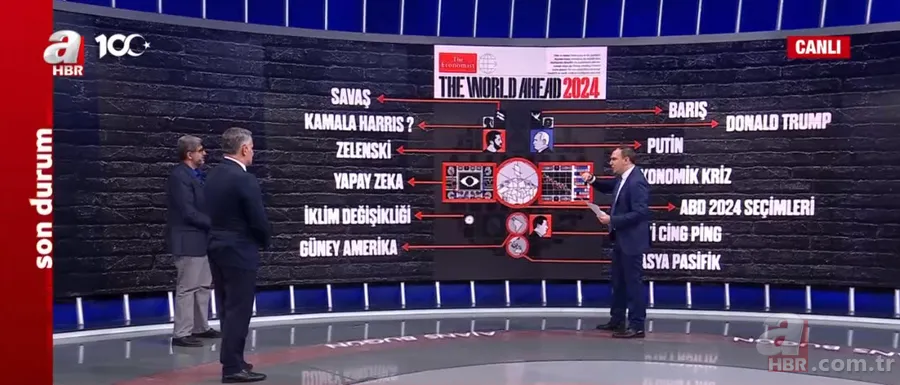 The Economist'in 2024 kapağı ne mesaj veriyor? Dünyayı 2024'te ne bekliyor? Kaosun resmi mi? 6