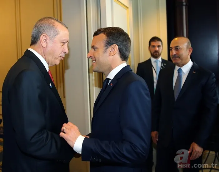 Macron, Cumhurbaşkanı Erdoğan'ı hayranlıkla izledi 3