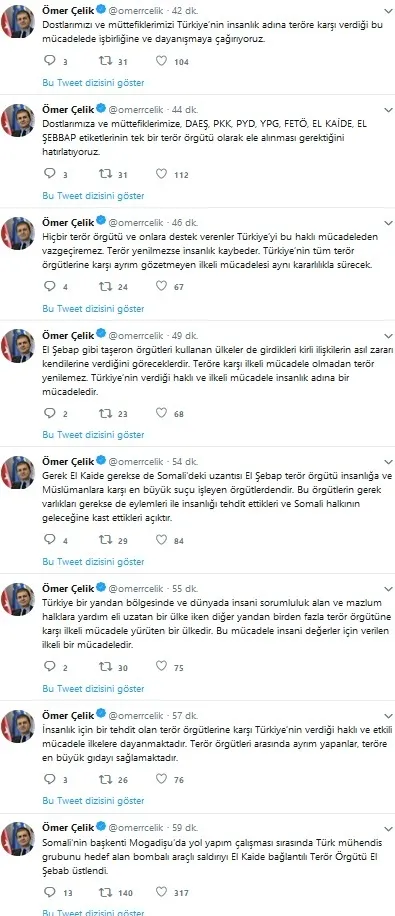 Ömer Çelik: Müslümanlara karşı en büyük suçu işleyen örgüt! - 1