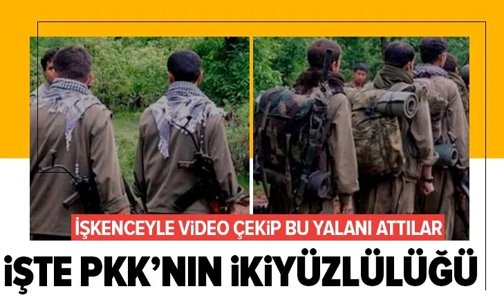İşte PKK'nın ikiyüzlülüğü!