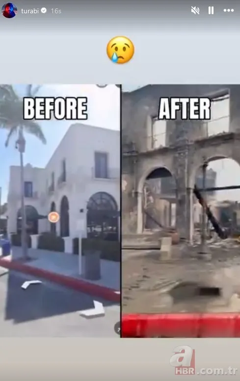 Survivor Turabi'nin Los Angeles'taki evi ve arabası küle döndü! 9