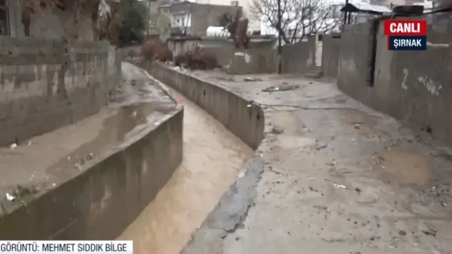 Şırnak'ı kuvvetli yağış vurdu! Birçok iş yeri ve araba su altında kaldı