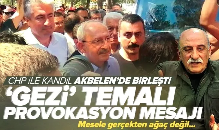 Terörist elebaşından Gezi temalı Akbelen mesajı