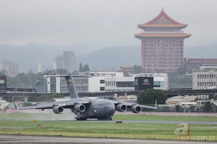 ABD uçağı başkente indi Çin’den tepki geldi! Dünya devleri yine karşı karşıya