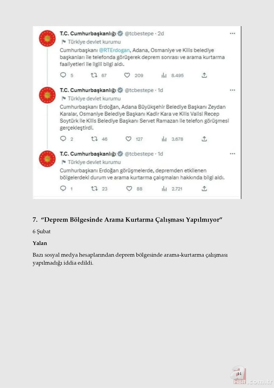 Asrın felaketinde halkın acısına acı kattılar! İşte muhalefet ile kalemşorlarının yalanları ve gerçekler 12