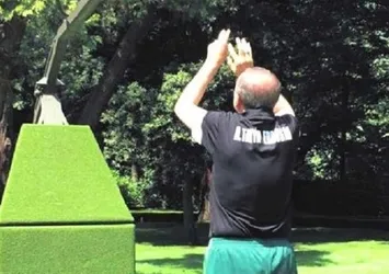 Erdoğan'dan sabah sporu