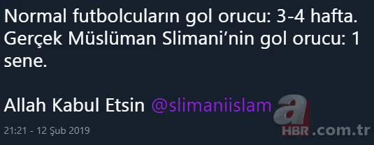 Islam Slimani gol attı sosyal medya çıldırdı! Slimani gol orucunu bozdu...