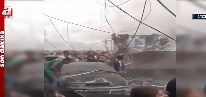 İsrail Cibaliye'deki mülteci kampını vurdu! Çok sayıda ölü ve yaralı var! İşte vurulan kamptan ilk görüntüler...