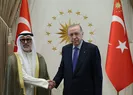 Başkan Erdoğan Kuveyt Dışişleri Bakanını kabul etti