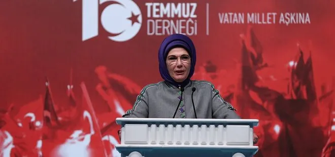 Emine Erdoğan: 15 Temmuz bir halk devrimiydi