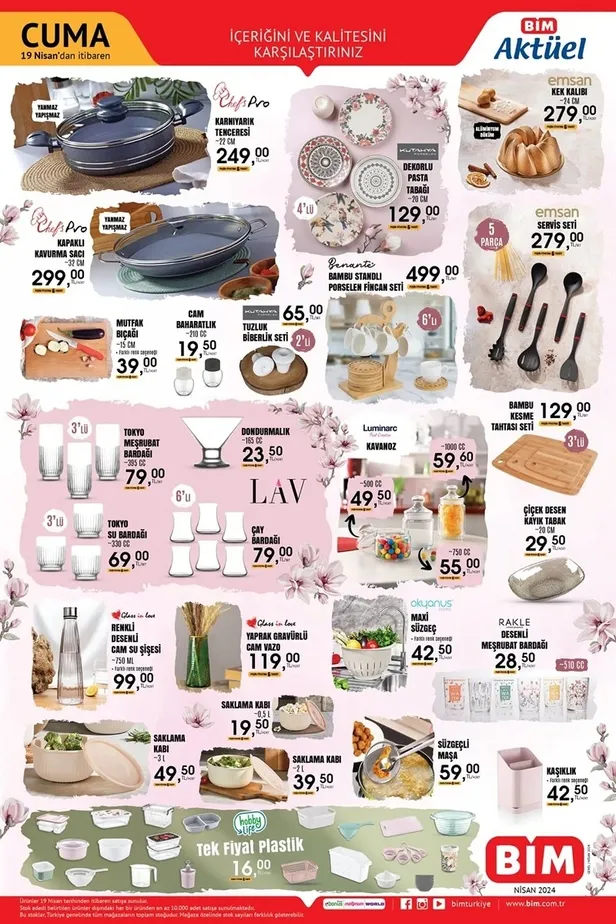 23 Nisan BİM aktüel kataloğu: BİM’e Elektrikli Bisiklet, Mini Buz Dolabı, Drone, Terlik Çeşitleri ucuza geliyor