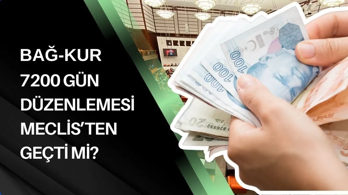 Esnafa erken emeklilik adımında son durum: Bağ-Kur 7200 gün düzenlemesi Meclis’ten geçti mi?