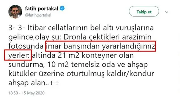 Fox TV'nin algı operasyoncusu Fatih Portakal'dan 'İmar Barışı' itirafı - 1