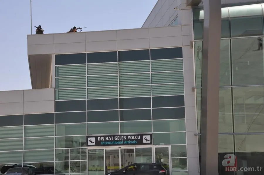 Keskin nişancılar jet üssünde 'kuş uçurtmuyor' 12