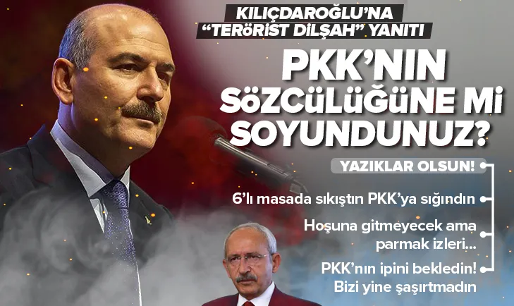 Bakan Soyludan Kılıçdaroğluna sert yanıt