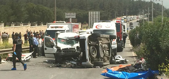 İzmir'de korkunç kaza! Ölü ve yaralılar var