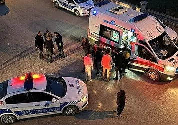Paten kayan çocuğa araba çarptı!