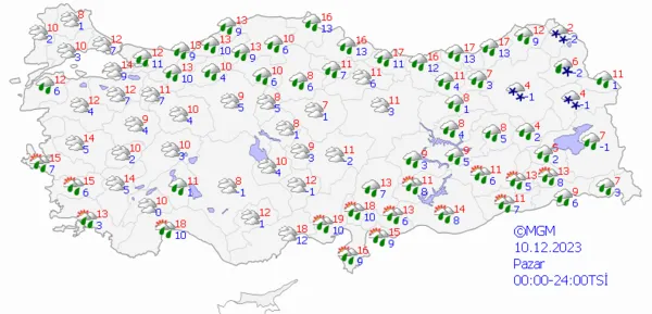 1701982139533.png Sağanak yağış tüm yurdu etkisi altına alıyor! Meteoroloji il il uyardı: Sel ve su baskınlarına dikkat! 5 günlük hava durumu raporu... - 9