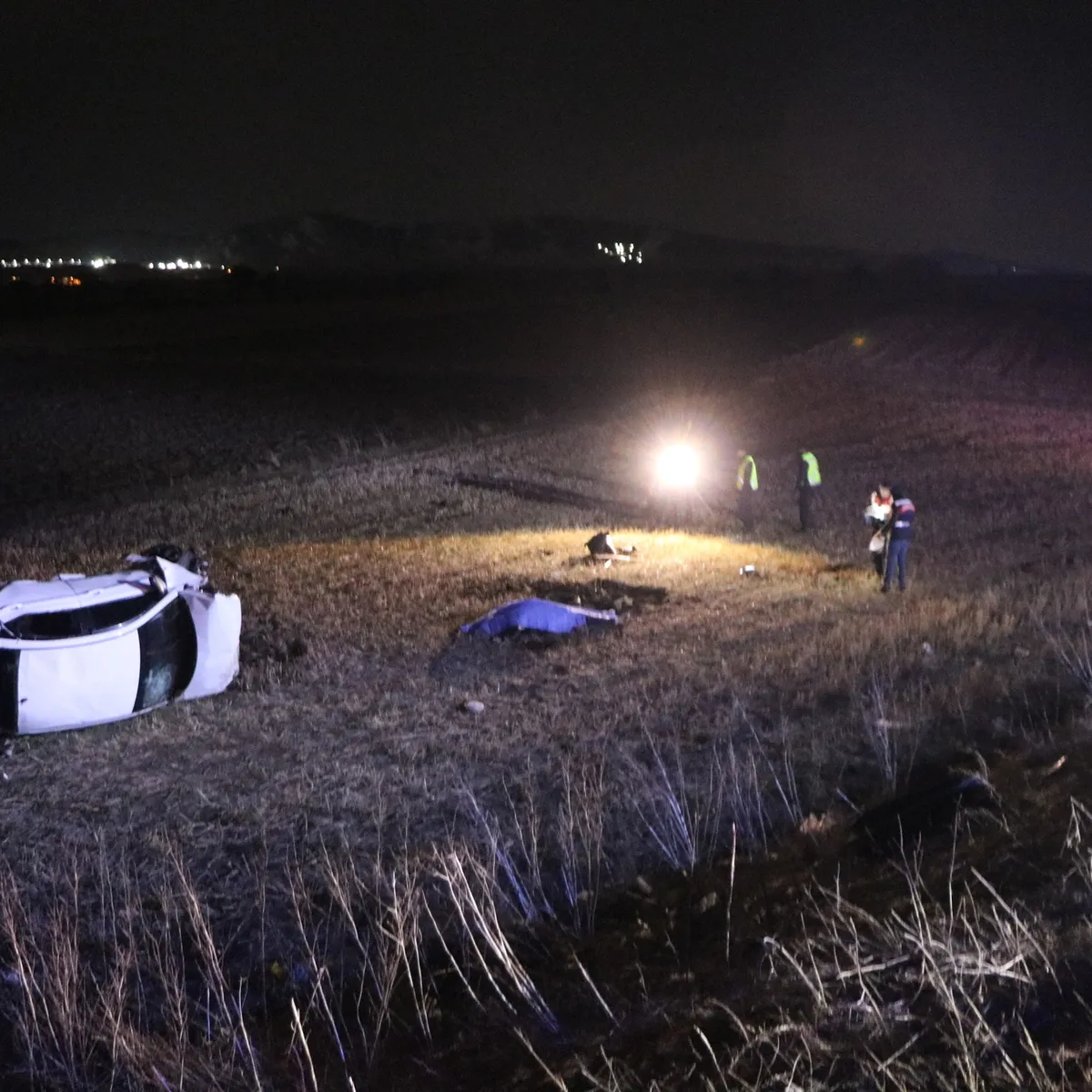 Kayseri'de feci kaza: 1 ölü, 4 yaralı