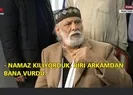 Bıçaklı saldırıya uğrayan müezzinden saldırgana büyük ders!
