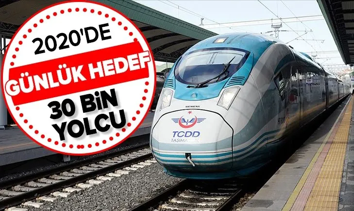 Bakan Cahit Turhan açıkladı! 2020'de hedef günlük 30 bin yolcu