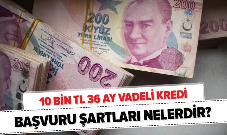 10 bin TL 6 ay ödemesiz kredi nasıl alınır? Halkbank, Vakıfbank, Ziraat Bankası 0,49 kredi başvuru şartları
