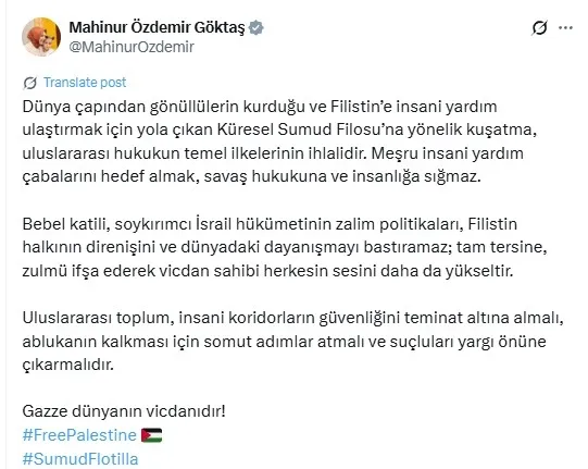 katil-israilden-sumud-filosuna-yasa-disi-engelleme-kabineden-sert-tepkiler-bu-saldiri-dusmanca-ve-barbarca-1759359841244.jpeg Aile ve Sosyal Hizmetler Bakanı Mahinur Özdemir Göktaş'ın yaptığı yazılı açıklama (X)
